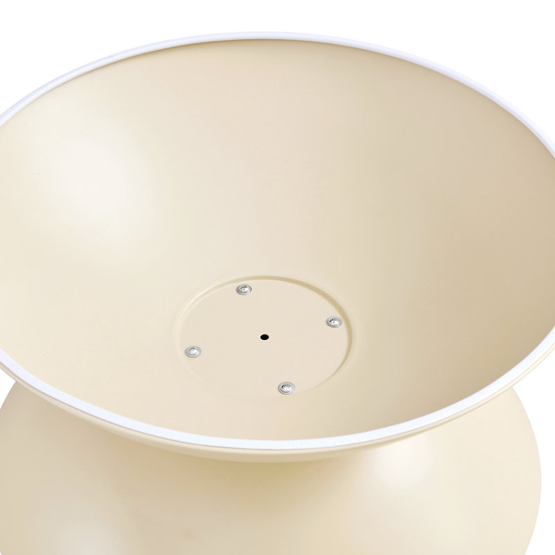 BLCK  Coffee Round Tables With STORGE MOVABLE TABLE TOP MULTIFUNCTIONAL END SIDE TABLE, Milk White