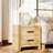 Modern Rustic Brown End Table-391312624