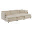 Canapé modulaire confortable en U à assise profonde modulaire et réversible avec 3 repose-pieds-986106922