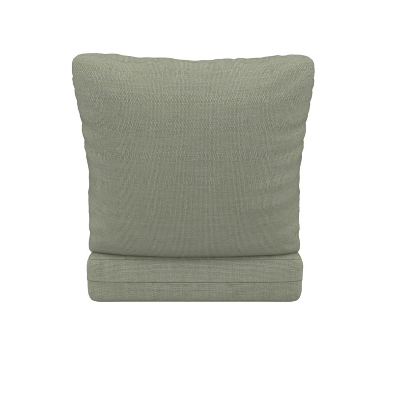 Deep Seating Outdoor Sunbrella® Seat/Back Cushion, Sunbrella Canvas Seasalt