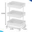 Petit chariot utilitaire roulant en métal à 3 niveaux avec roues silencieuses, organisateur de rangement réglable, blanc-1305850916-1305850939