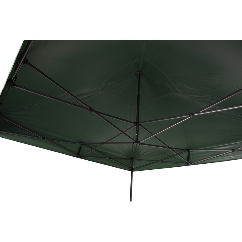 Lawler 10 Ft. W x 10 Ft. D Metal Soft-top Gazebo, Green