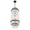 Shimmering Elegance 6 - Light Steel Chandelier