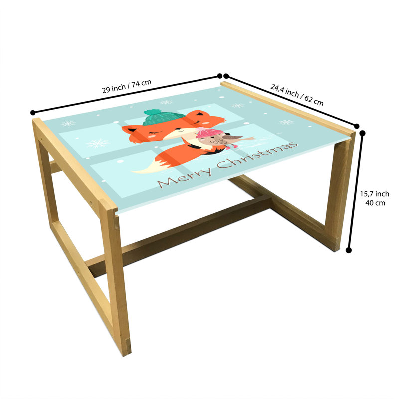 Raegan Sled Coffee Table, 62cm H x 74cm W x 40cm D