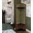 Corner Coat Rack 47", Vintage Floral Corner Hall Tree with 3 Shelves & 6 Hooks for Small Spaces