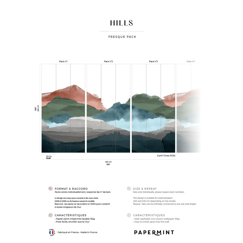 Hills Pack 1, 2 et 3, Rouge