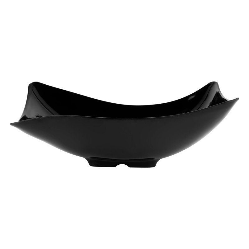 ML-220-W - 4 pintes (Jante pleine 4 pte), bol évasé 10,5 po x 16,25 po, profondeur 6 po, Noir, noir, noir, noir