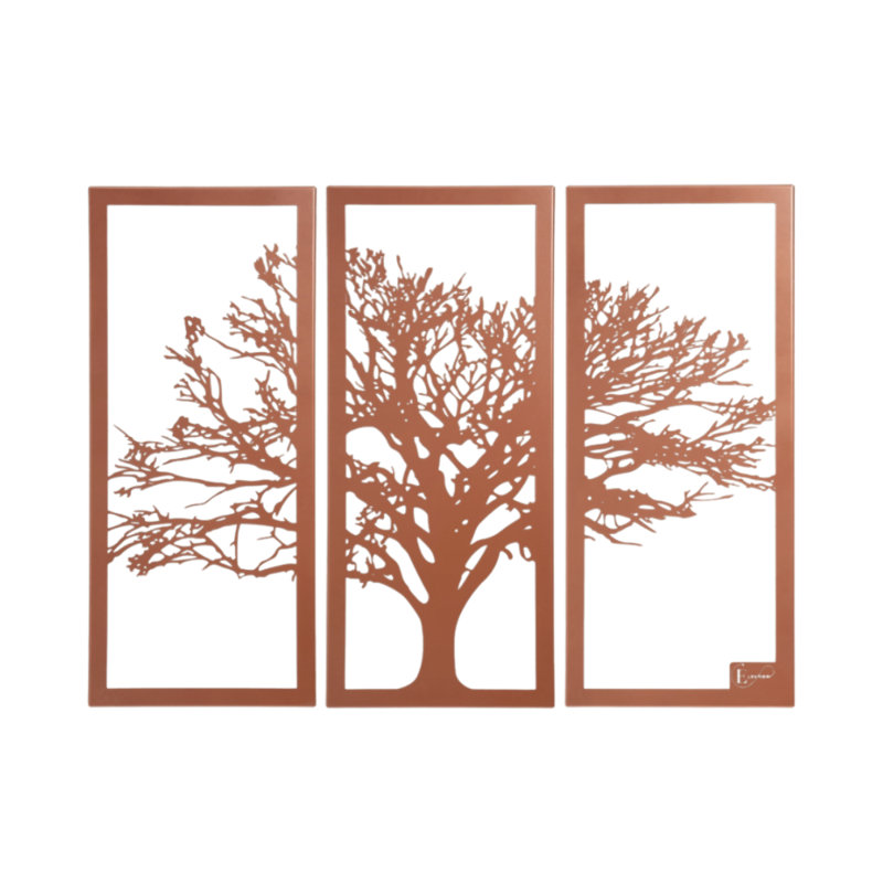 Wall Decor on Metal, Copper