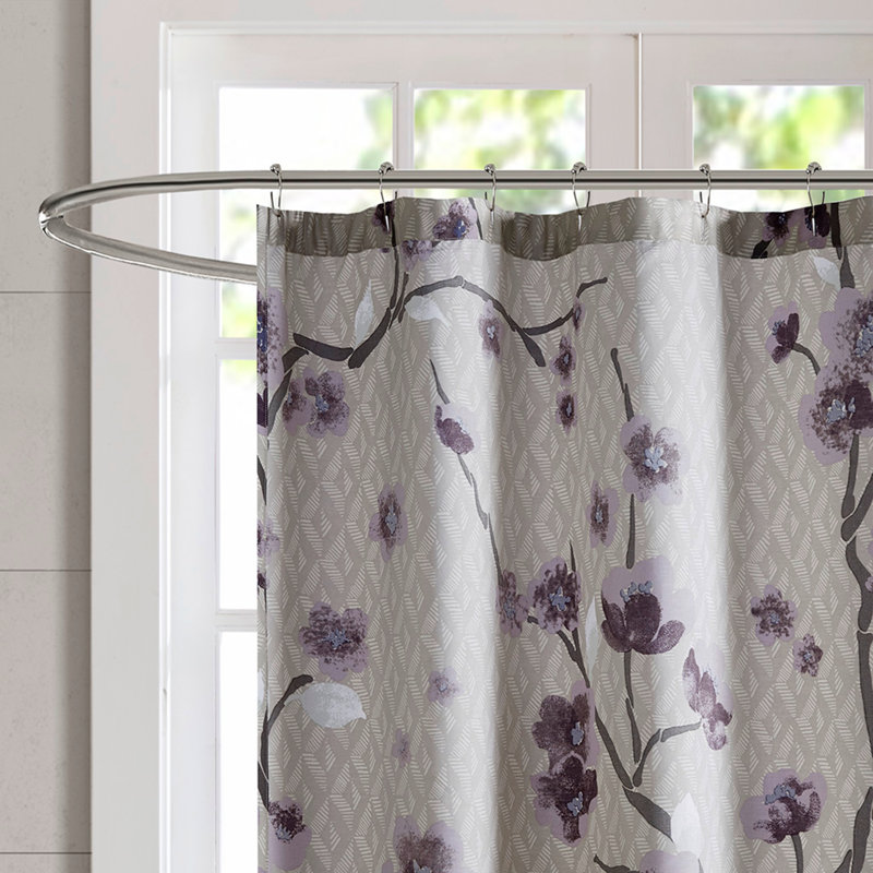 Rideau de douche en coton