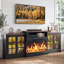 Meuble télé 97 po Farmhouse Fireplace-113714998