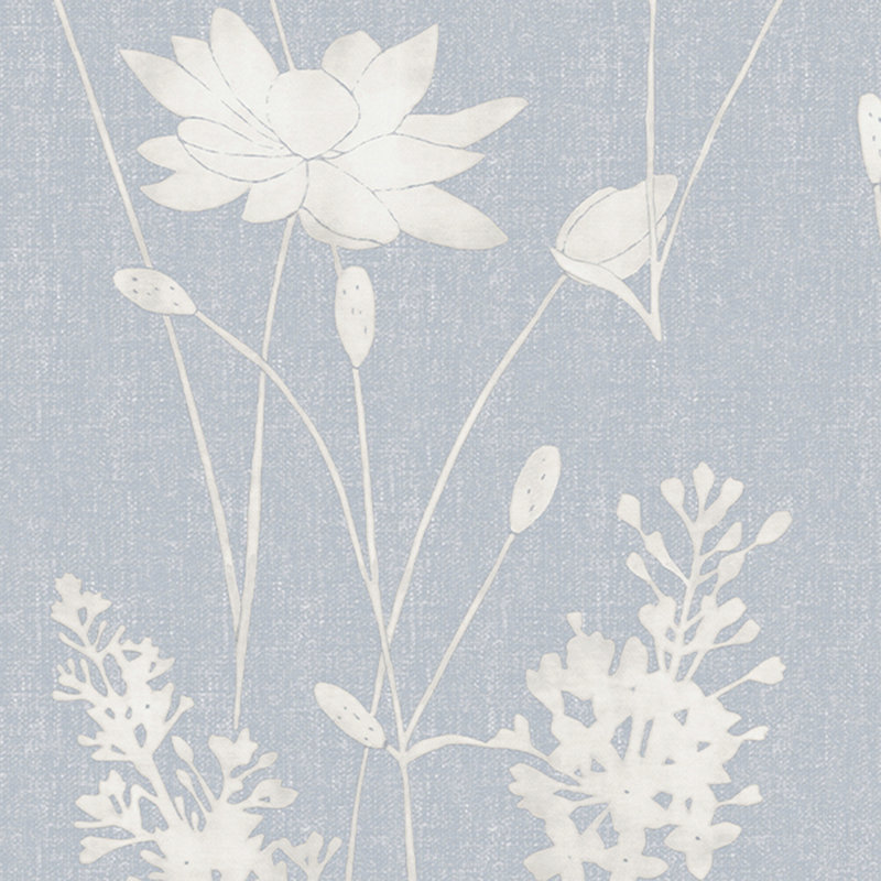 Laura Ashley Dragonfly Wallpaper Roll, Chalk Blue