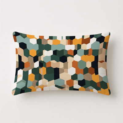 Earth Bound Pixels Indoor And Outdoor Pillow