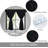 NICETOWN Door Curtains for Kitchen, Short Blackout Curtains , Self Adhesive Portable Window Cover for Front French Door, Adjustable Shade for Glass, 1 PC-2139572518-2139572517