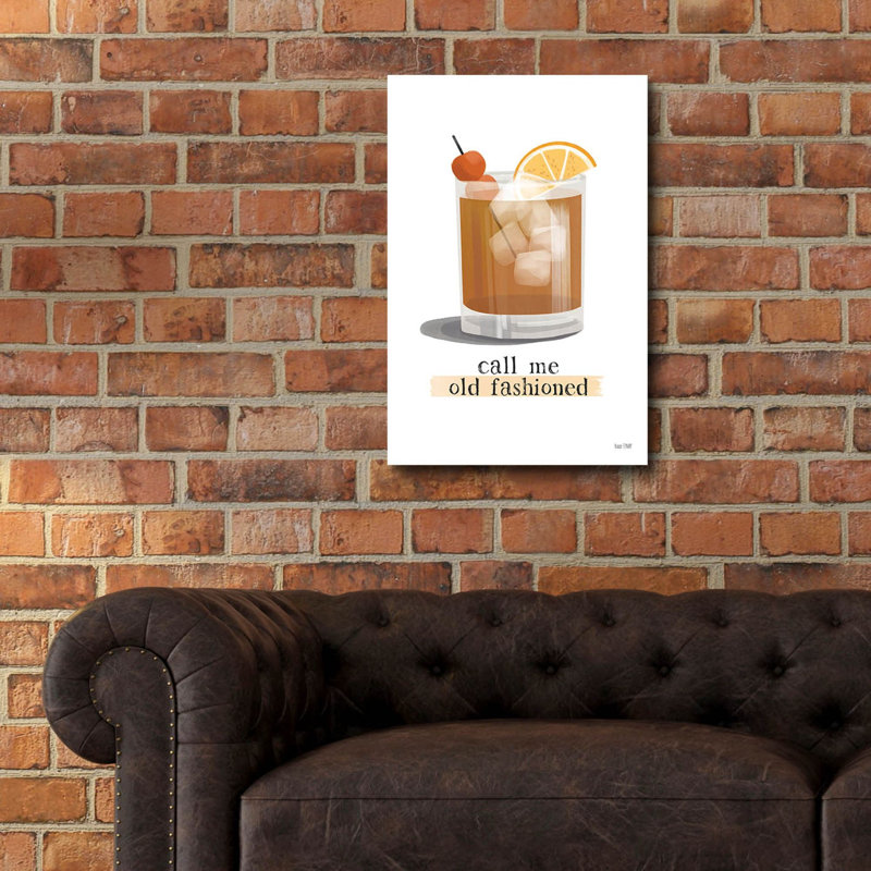  «Call Me Old Fashioned» par House Fenway, art mural en verre acrylique, 16 po x 24 po, H 24 po x l 16 po