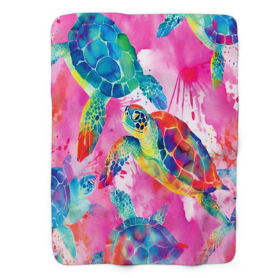 Vibrant Animals - 1 Piece Premium Blanket