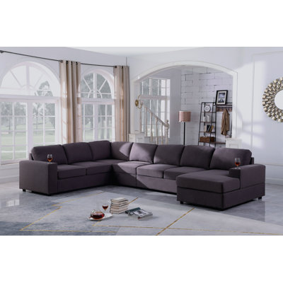 Redwater Upholstered U-Shaped Sectional Right Hand Facing