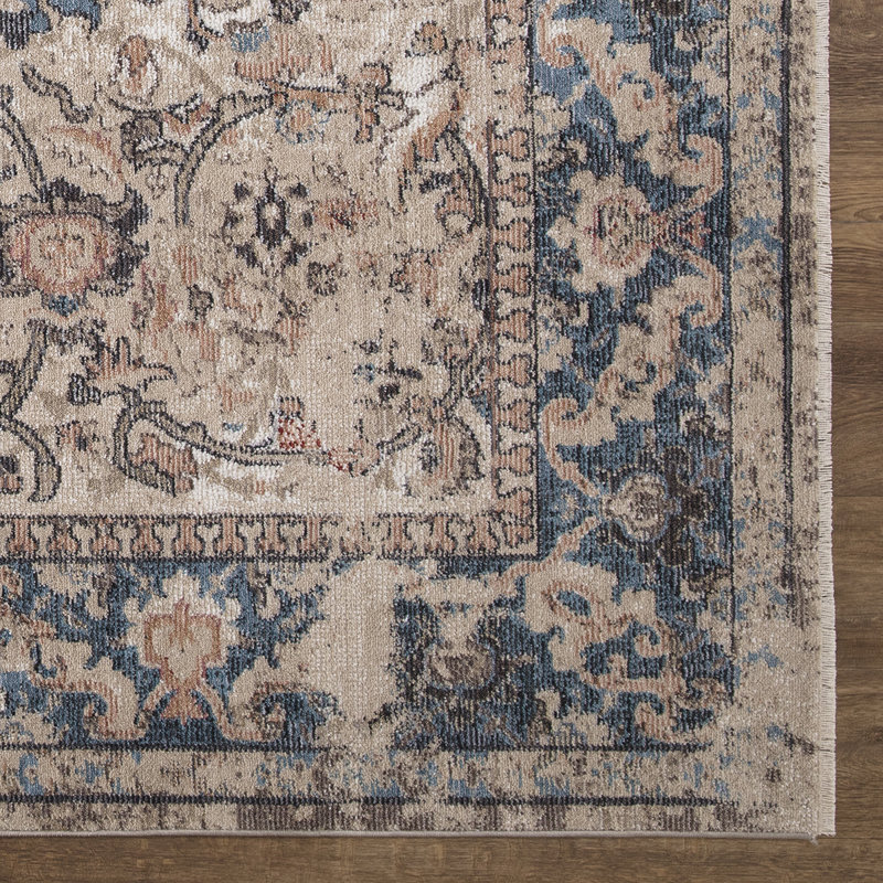 Ivory Moroccan No Distressing Antique Aesthetic Area Rug, Rectangle 3'3" x 4'7"