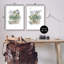Branches botaniques modernes, impression sur bois 2 pièces-93787138-93787141