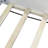 King Size Upholstered  Daybed Frame With Fence And Stairs-121206480-121206477