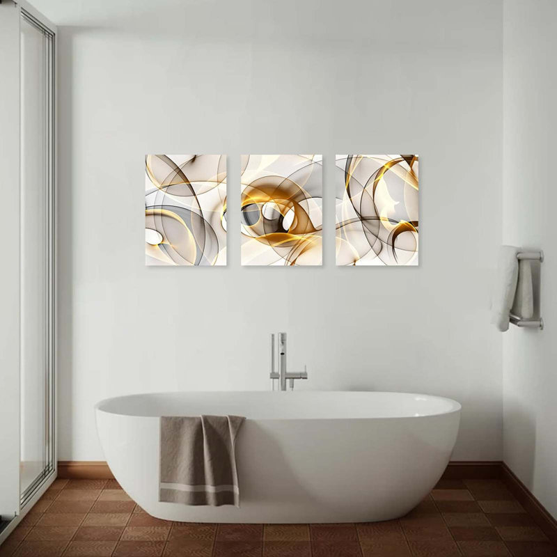3 Piece Wrapped Canvas Wall Art
