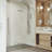 Rochelle 48.75" W x 74" H Hinged Frameless Shower Door with MagnaLock™ Technology-28331409