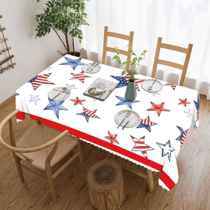 Housse de table rectangulaire avec bords festonnés 60 "x 120" Watercolor
