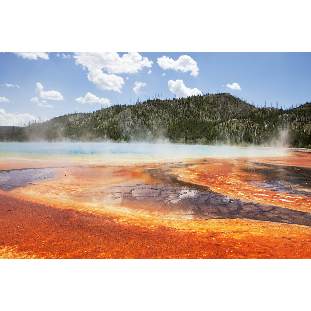 Leinwandbild The Grand Prismatic In The Spring Time von Davemantel