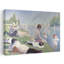 Bathers At Asnieres 1884 Classic Contemporary Beach Summer Wall Art Print by Georges Seurat - Wrapped Canvas Print-348565287