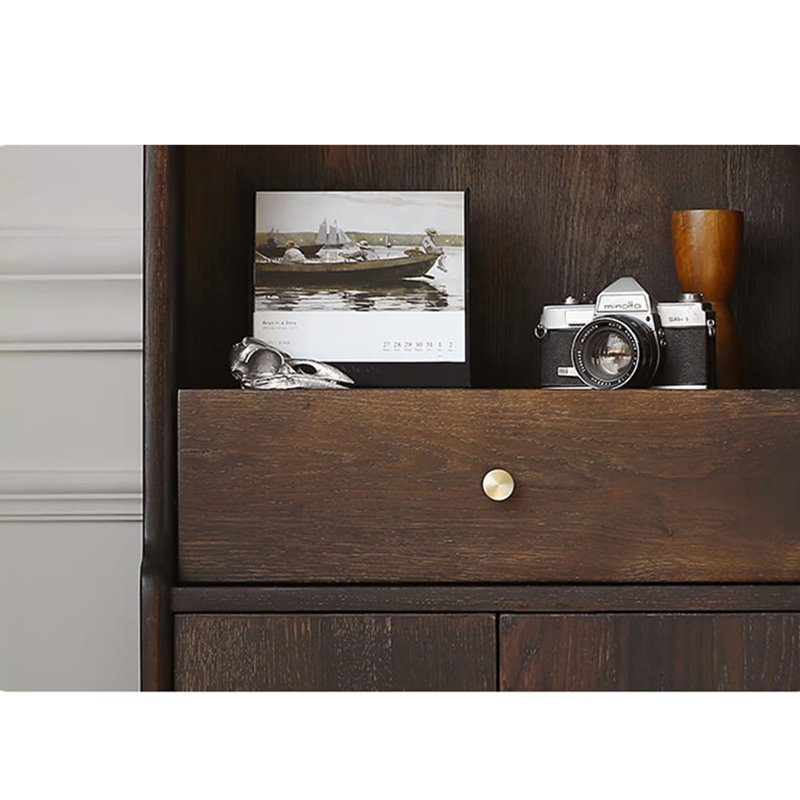 European style narrow bookcase