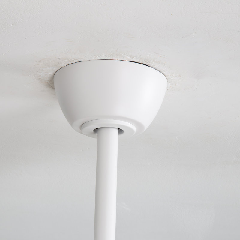 52'' Ceiling Fan With Lights And Remote Control, Yellow, White