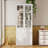 Mithusa 5 Shelves Kitchen Pantry Dining Cabinet With 2 Drawers