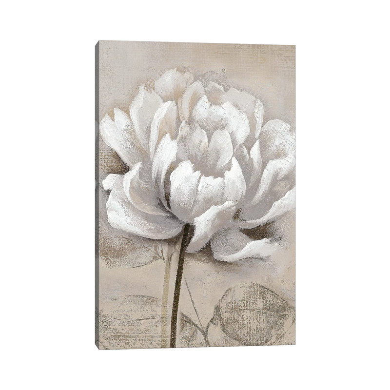 Soft White I - Painting on Canvas, Wrapped Canvas, 66.04 cm H x 45.72 cm W x 3.175 cm D