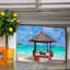 Bloc de bois beach cabana Speece-457020239