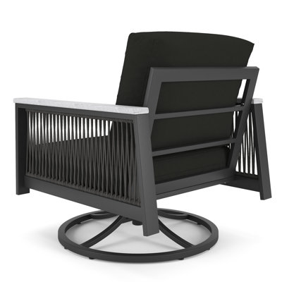 Townsend Sunbrella® Swivel Patio Rocking Chair