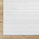 Lavande Chevron Wool Area Rug in Light Gray/Ivory