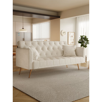 71 Inch Convertible Love Seat Sofa Couch