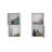 2-Pc Wall-Mounted Bathroom Medicine Cabinet With Open And Closed Storage-711359530