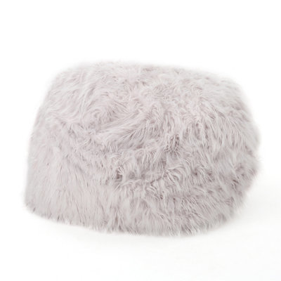 Mahin 5 Foot Rounded Faux Fur Bean Bag by Hokku Designs