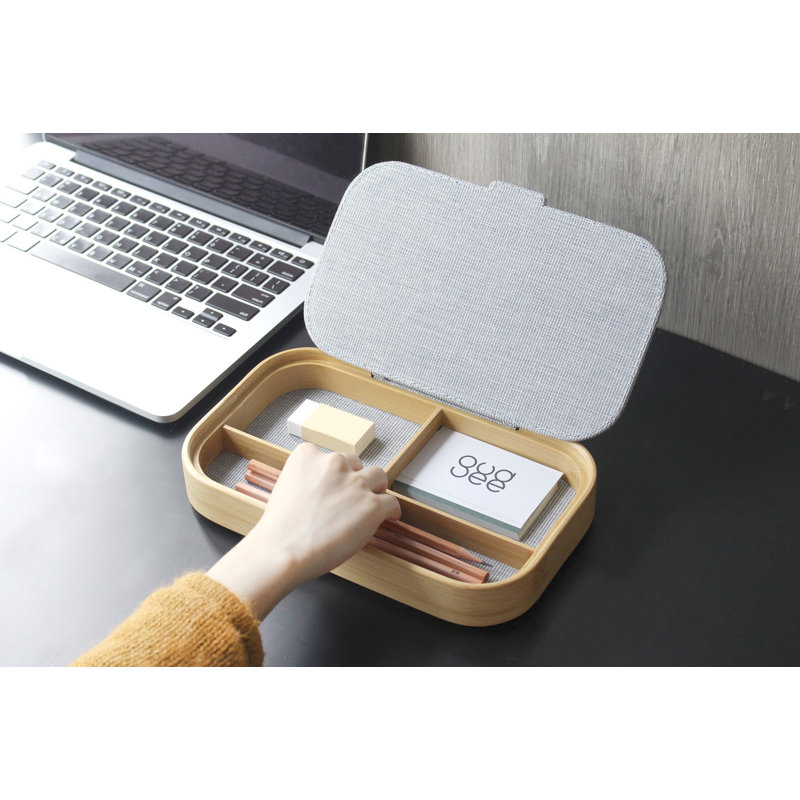 ODDI Bamboo Desk Organizer Set