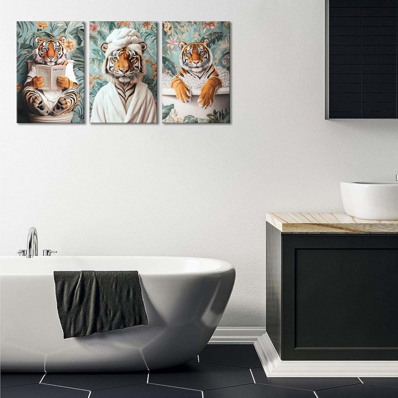 3 Piece Wrapped Canvas Print, 40 cm H x 30 cm W