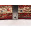 Tapis unique en laine rouge 3 pi 6 po x 10 pi 1 po Andelz