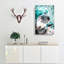 Cute Koala Bear in Abstract - Wrapped Canvas-55314990
