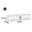 Crédence de rangement en bois de rose de 86,61 po Rosewood New