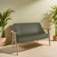 Banc de canapé double en similicuir-99715098