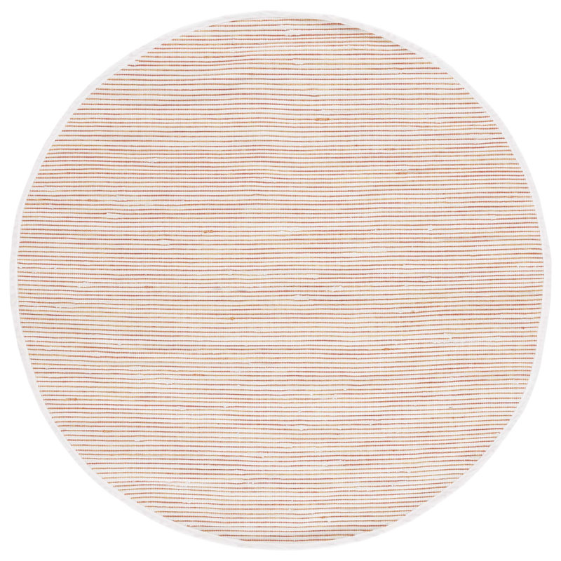 Tapis en coton à tissage plat Tyquan, Rond 6 pi