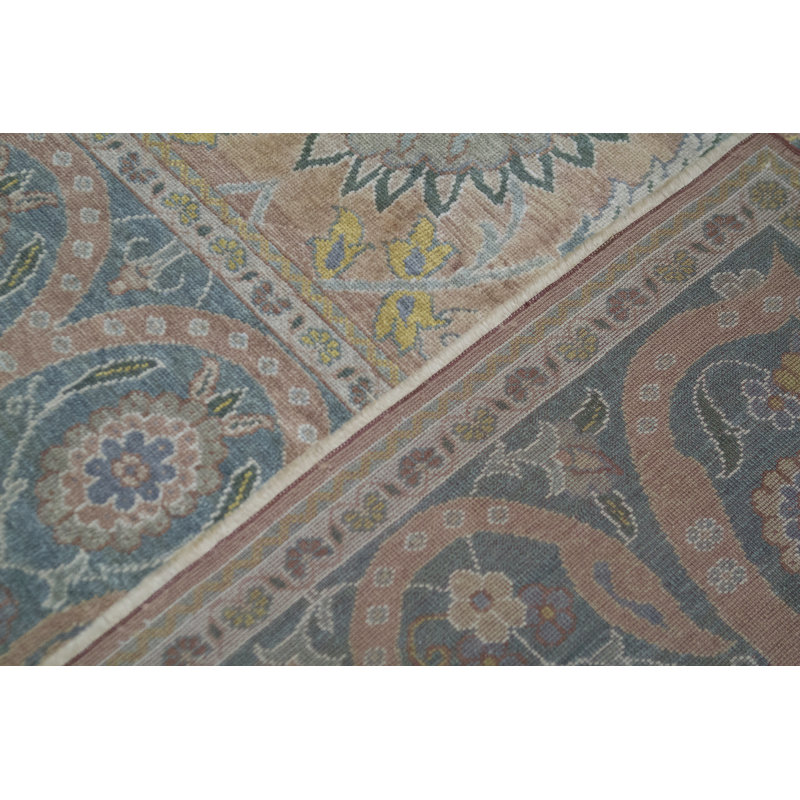 Oriental Area Rug in Blue/Light Red