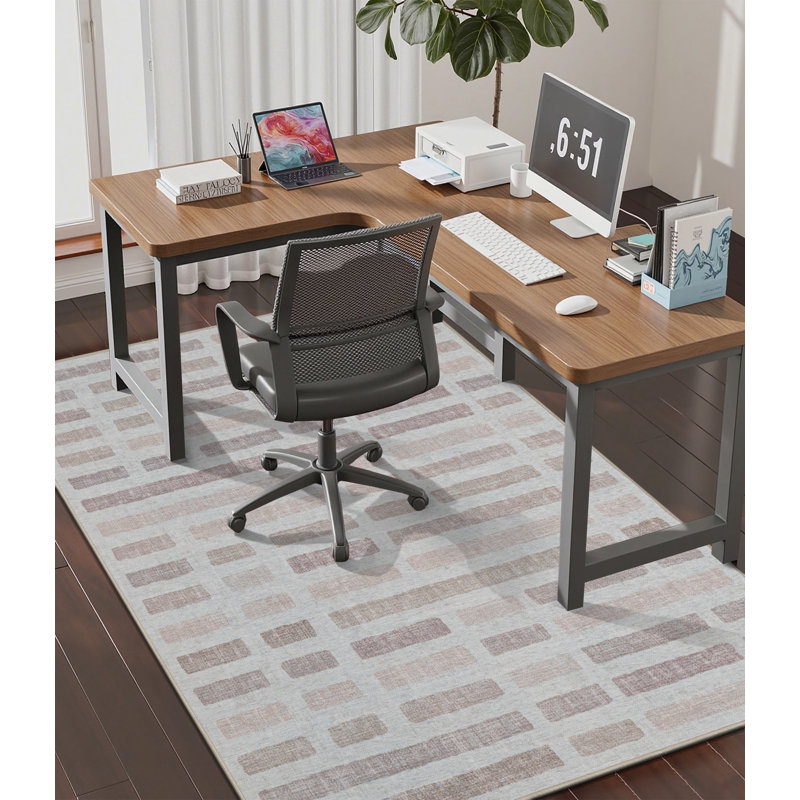 Protecteur de plancher de tapis de chaise et rehausseur de style pour les espaces de bureau à domicile ou de salle à manger