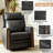 Regazzi Top Grain Leather Swivel Power Recliner-1090504696