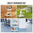Lab Trolley, 3-Layer Rolling Lab Cart