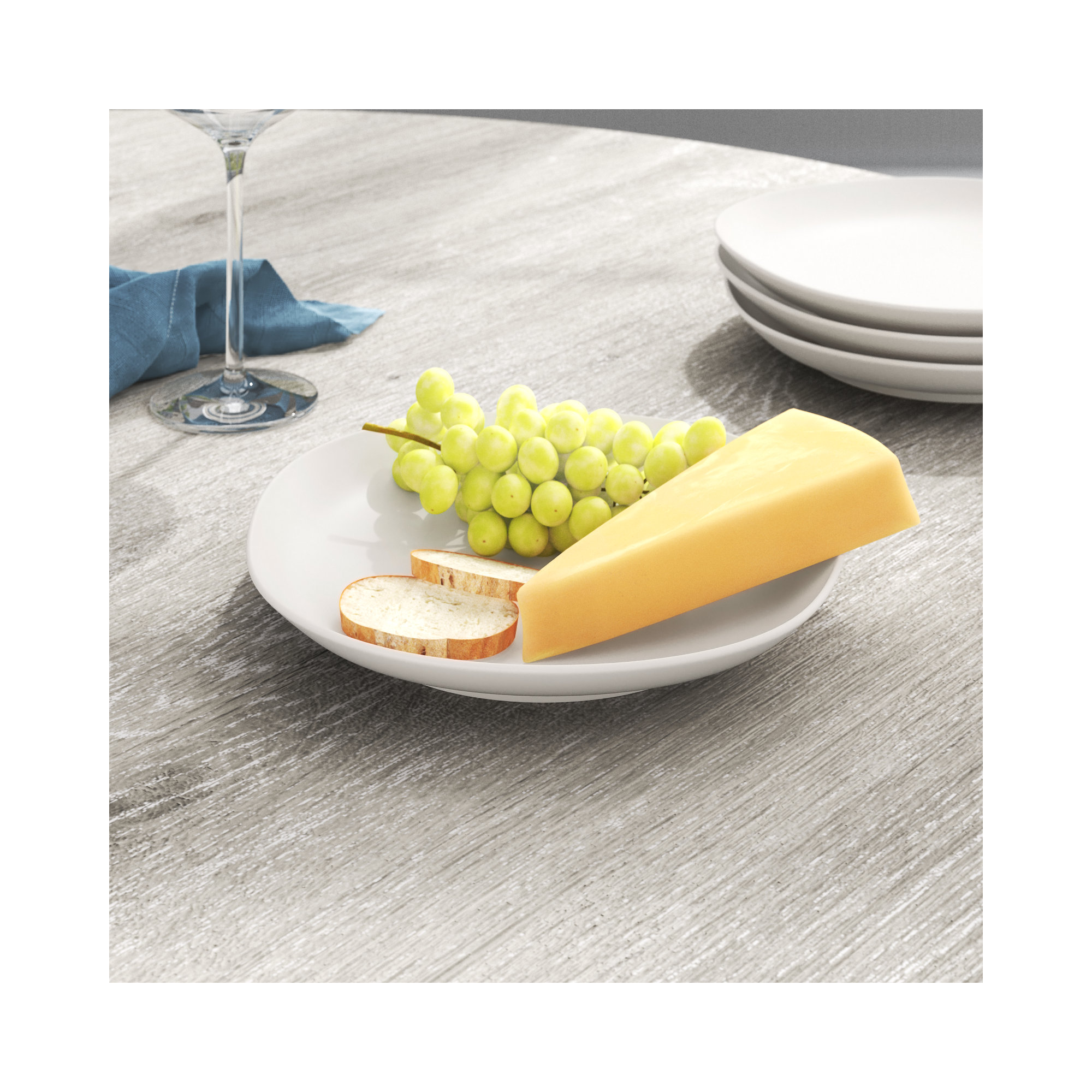 Portmeirion Sophie Conran Salad Plate 8.5" Arbor, White
